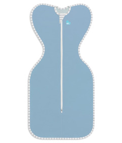 Love to Dream Swaddle Up Stretch Cotton Dusty Blue 1.0 TOG