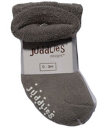 Juddlies Newborn Baby Socks Grey