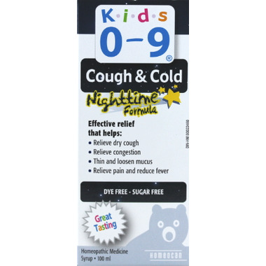 Homeocan Kids 0-9 Cough and Cold Nighttime Formula Syrup Homeocan Kids 0-9 Cough and Cold Nighttime Formula Syrup