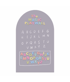 Cherrypick Original Magic Playwall Arch Magnetic Wall Decal Stone Grey