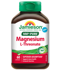 Jamieson 100 % Pure Magnesium L-Threonate