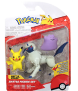 Pokemon Battle Figure Set Pikachu, Absol and Ditto