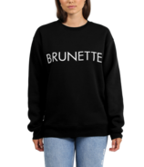 BRUNETTE the Label Brunette Core Crew Black