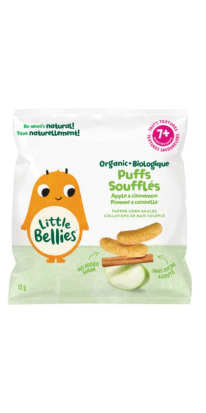 Organic Apple & Cinnamon Puffs for 7+ Months Baby Snacks