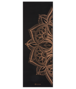 Gaiam Studio Select 6mm Premium Reversible Yoga Mat Marbled Bronze