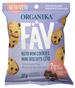 Organika FAV Keto Mini Cookies Chocolate Chip