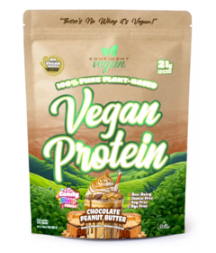 Confident 100% Pure Plant-Based Vegan Protein Chocolate Peanut Butter