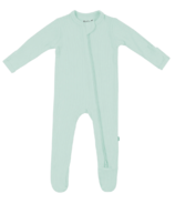 Kyte BABY Zipper Ribbed Footie Sage