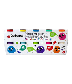 DeSerres 10 Colour Modeling Clay Kit