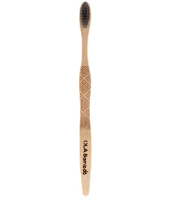 Ola Bamboo Adult Soft Toothbrush Charcoal