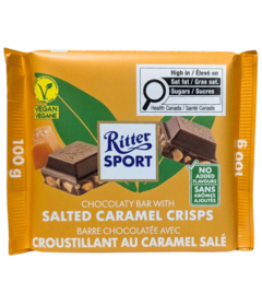 Ritter Sport Vegan Chocolate Bar Salted Caramel 