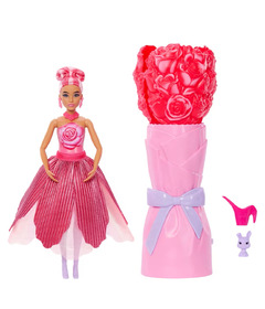 Barbie Petal Pop Scented Doll with Rose Dress