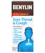 Benylin Extra Strength Sore Throat & Cough Syrup 