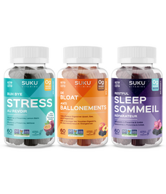 SUKU Stress, Sleep & Gut Health Stack Bundle