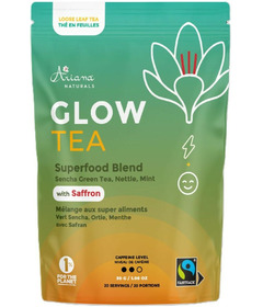 Ariana Naturals GLOW Tea Superfood Blend Saffron Tea