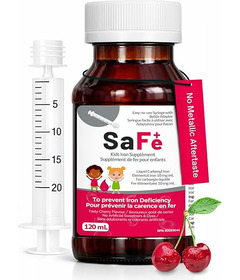 Pharmaris SaFe+ Kids Iron Supplement 120mg Cherry