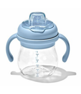 OXO Tot Transitions Soft Spout Sippy Cup with Removable Handles Dusk