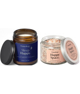 Osmology Sleep Happy Soy Candle & Happy Space Bath Salts Bundle