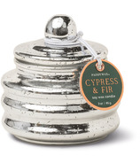 Paddywax Silver Mercury Glass With Lid Cypress & Fir