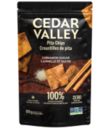Sélections de Cedar Valley Pita Chips Sucre de cannelle