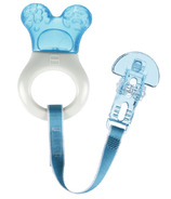 Mini anneau de dentition réfrigérant de Mam avec clip bleu