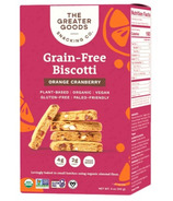 The Greater Goods Biscotti à l'orange et aux canneberges sans grains