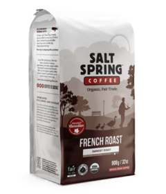 Salt Spring Organic French Roast Darkest Roast Whole Bean Coffee