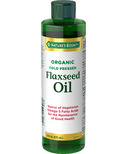 Nature's Bounty Organic Cold Pressed Flax Seed Oil Liquid
