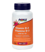 Vitamine D3 de NOW Foods