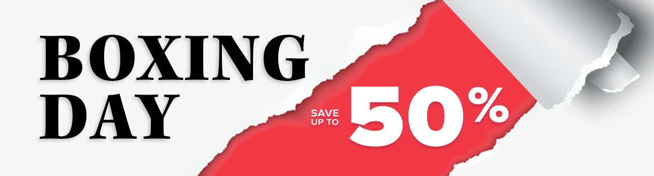 Save up to 50% on Boxing Day