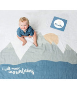 Lulujo Baby's First Year Milestone Blanket & Cards Set 