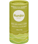 Humble Brands Déodorant en bâton végétalien pour peaux sensibles bergamote-gingembre, emballage de carton