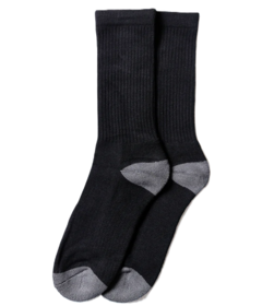Muttonhead Bamboo Crew Sock Black Grey