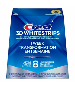 Crest 3D Whitestrips 1 Week Transformation At-home Teeth Whitening Kit