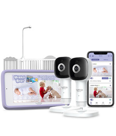 Hubble Connected SkyVision AI Pro Twin Baby Monitor