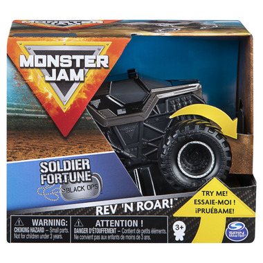 Buy Monster Jam Official Soldier Fortune Rev 'N Roar Monster Truck 1:43