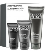 Clinique Daily Oil-Free Hydration Skincare Set for Men (coffret de soins quotidiens pour hommes)