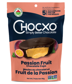 ChocXO Dark Chocolate Passion Fruit Cups