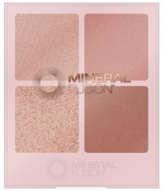 Palette d'ombres à paupières or rose de Mineral Fusion Vacances d'été