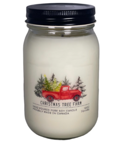 Serendipity Candles Mason Jar Christmas Tree Farm (bougies de sérendipité)