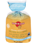 Plum.M.Good Organic Brown Rice Thins with Quinoa