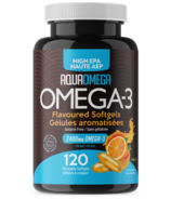 AquaOmega High EPA Flavoured Softgels Orange