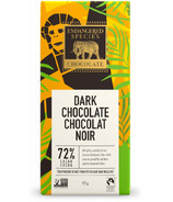Barre de chocolat noir naturel Espèces menacées