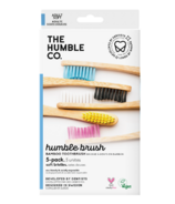 The Humble Co. Adult Soft Toothbrush Mixed 