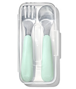 OXO Tot On-The-Go Fork And Spoon Set Opal