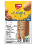 Rouleaux à hot-dogs sans gluten de Schar
