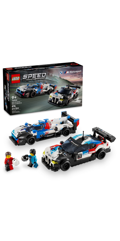 Achetez des voitures de course LEGO Speed Champions BMW M4 GT3 et BMW M Hybrid V8 chez Well.ca 