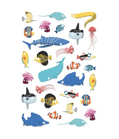 My Mandarine Cooky Stickers Marine Animals