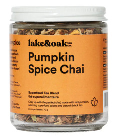 Lake & Oak Tea Co. Superfood Tea Blend Pumpkin Spice Chai