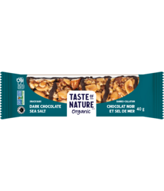 Taste of Nature Organic Snack Bar Dark Chocolate Sea Salt